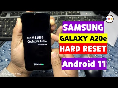 Samsung Galaxy A20e Hard Reset Android 11 || Pattern Unlock