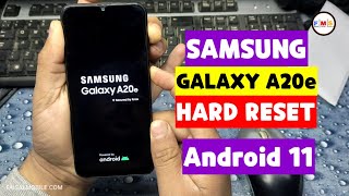 Samsung Galaxy A20e Hard Reset Android 11 || Pattern Unlock