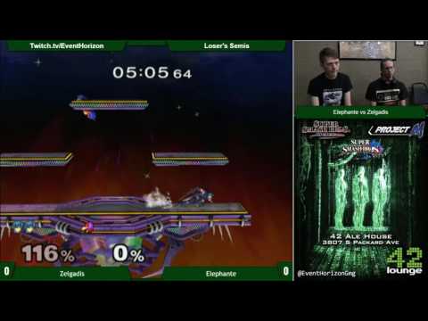 Construct 52 - Elephante(Falco) vs Zelgadis(Fox) - Melee LS