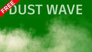 dust wavedust elements free green screen video