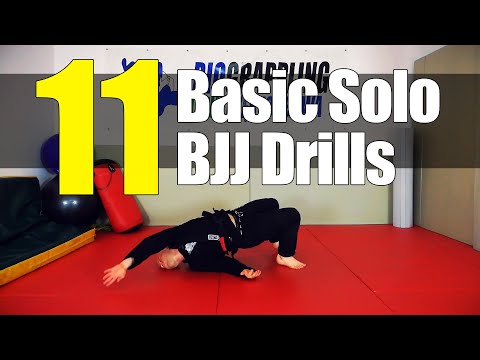 11 Basic Solo BJJ Drills / Brazilian Jiu-Jitsu Exercises