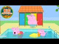 Peppa Pig S SWIMMING Pool Adventure Peppa George Water Fun Cartoon For Kids 20 Minutes