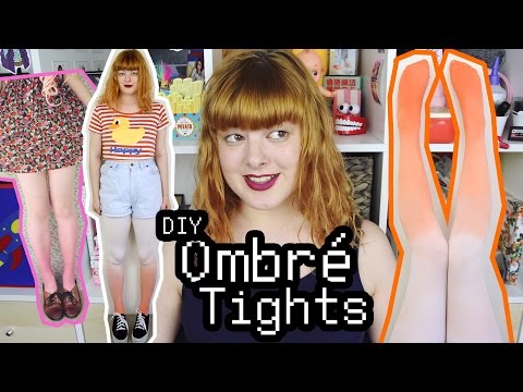 , title : 'DIY Ombre Tights | Make Thrift Buy #34'