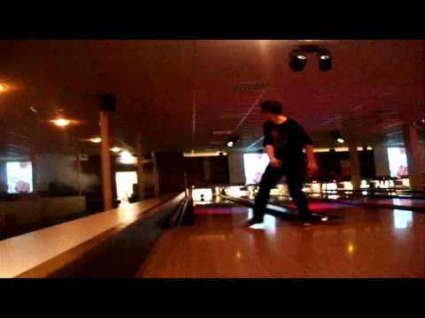 Stefan achteruit strike bowlen 10-02-2008