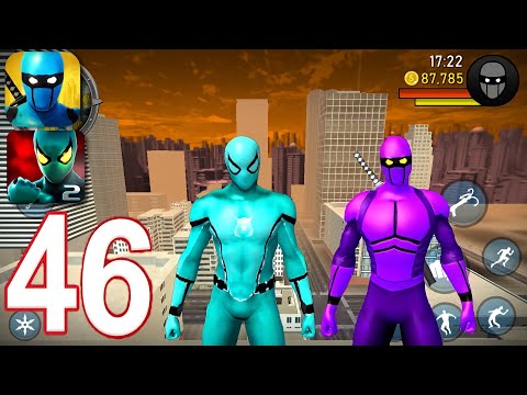 Power Spider 2 Blue Ninja, Superhero - Gameplay Walkthrough Part 46 (iOS, Android)