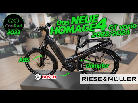 Riese & Müller Homage4 GT vario: ABS, novo Bosch Purion e mais
