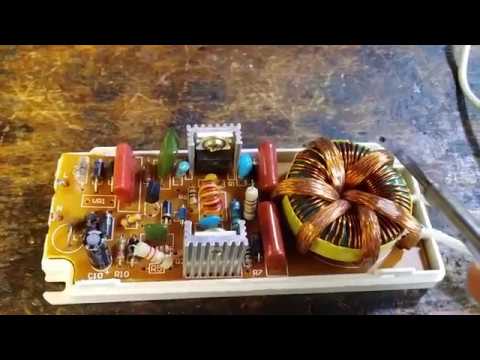 Ремонт электронного трансформатора CADJA 1008 160W