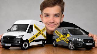 Satisfying ASMR Unboxing: Mercedes Sprinter, Citan & VW Transporter 1:18
