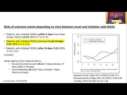 Anticoagulants after stroke when to start