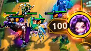 LA GAME 100 HP AVEC LA COMPO OP DU NOUVEAU PATCH TFT