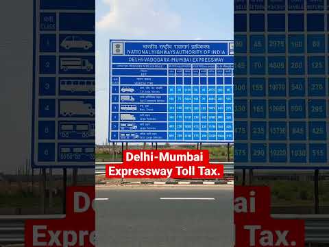 Delhi Mumbai Expressway Toll Tax || Shorts
