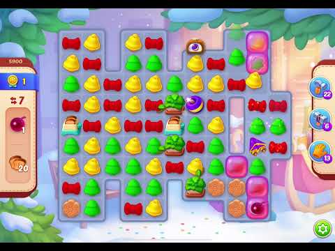 HomeScapes Level 5900 no boosters (15 moves)