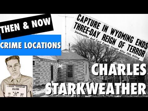 Charles Starkweather True Crime Locations Then & Now - #truecrime #history #murder #thriller