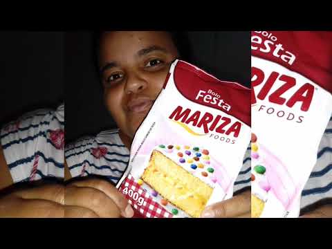 Fazendo bolo da marca Mariza.