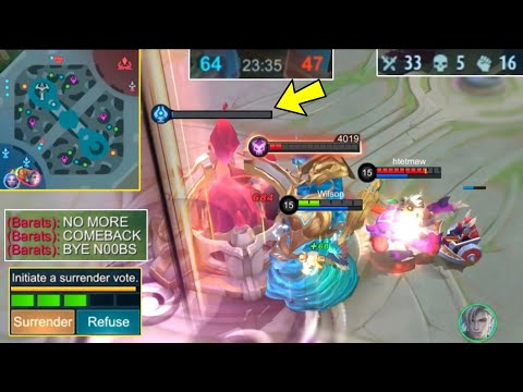 33 Kills Lancelot Intense Epic Comeback Match in Solo Rank New Season!! | Insane Hard Carry Gameplay