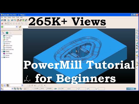 PowerMILL Tutorial for Beginners 1