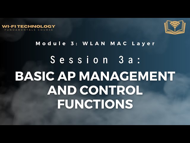 Understanding Basic Access Point Management and Control Functions in Wi ...