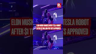 Download lagu Elon Musk Dances With Tesla Robot After $1 Trillion Pay Deal Gets Approved mp3