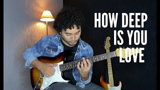 Jocélio Silva  - Bee Gees - How deep IS Your ( My Version ) / HX STOMP CLEAN FENDER US DELUXE