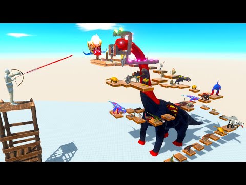 FPS AVATAR EXTREME PARKOUR SAVE DARK SUPERMAN BRACHIOSAURUS DEATH CLIMB - ARBS