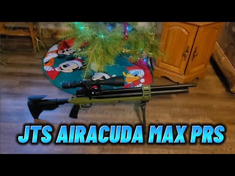 JTS AIRACUDA MAX PRS 🦈 25cal  first look & range test 🧐🎯 #jts #airgun #pcp #fun