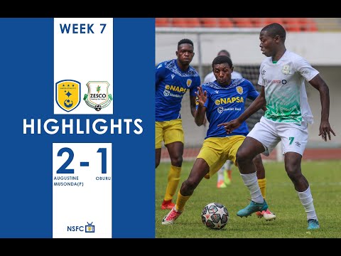 MATCH HIGHLIGHTS // NAPSA Stars FC vs ZESCO United (Week- 7)