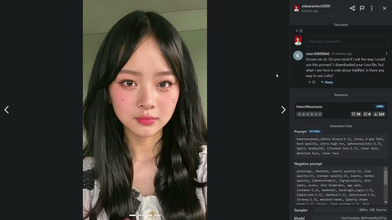 How to Using Lora to Generate and Merge a Face in Stable Diffusion