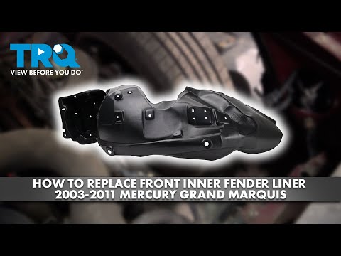 How to Replace Front Inner Fender Liner 2003-2011 Mercury Grand Marquis