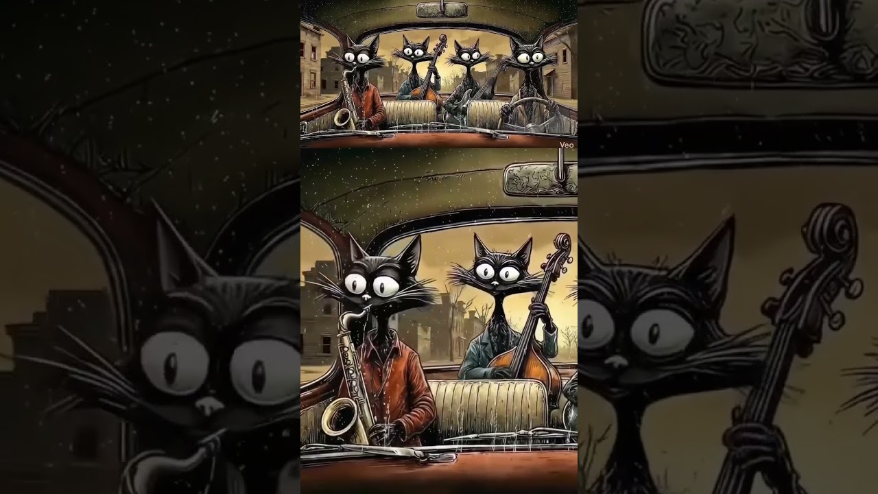 Smooth Rainy Day Cruise — Vintage Baritone Jazz with Deep Bass Groove