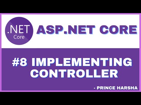 8 ASP NET Core MVC tutorial Implementing Controller