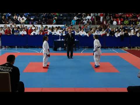 Katarina Simić prvenstvo Srbije u karateu 2019. za nade -39kg