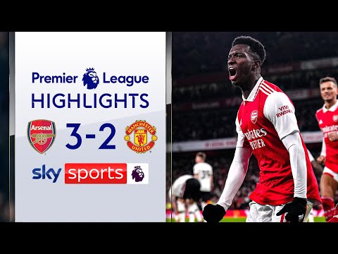 Nketiah grabs 90th minute winner in 5-goal thriller! 🤯| Arsenal 3-2 Man Utd | EPL Highlights