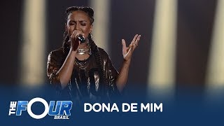 Nega mostra atitude ao encerrar o The Four Brasil com Dona de Mim, de Iza