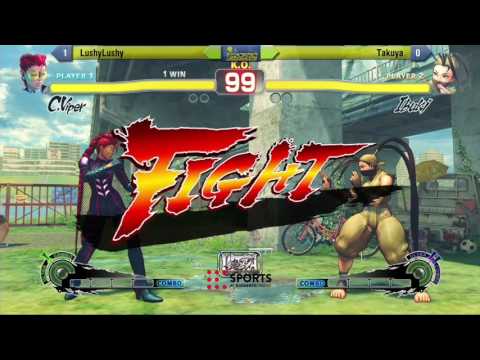 Elements Fighting Games Challenge #4 - USF4 - LushyLushy vs Takuya
