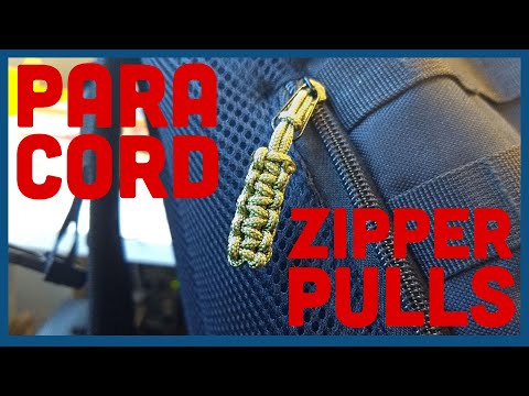 How To Replace Zipper Pulls With Paracord