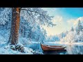 BEAUTIFUL WINTER JANUARY ️ Snowy Winter With Peaceful Piano Music For Stress Relief Relax Your Sou