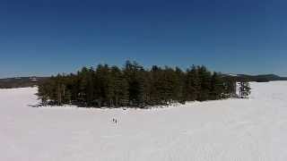 preview picture of video 'Triggs Island, Lake Wentworth, Wolfeboro NH 02/28/2015'