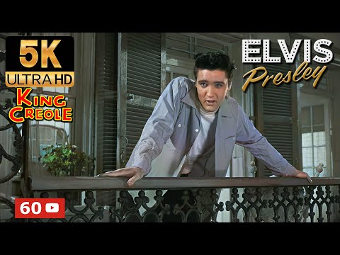 Elvis Presley AI 5K Colorized / Restored - Crawfish (1958)