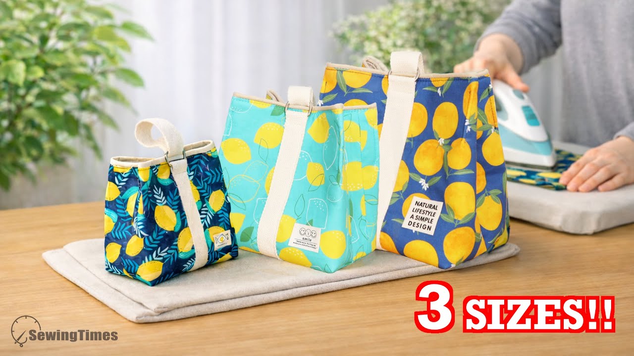 Sew a Fabric Gift Bag in 3 Sizes! | Simple Minimalist Tote DIY