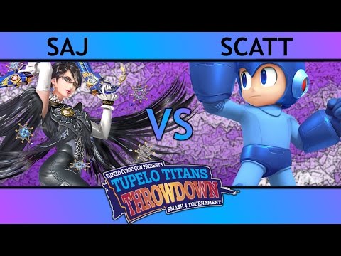 Tupelo Titans - MVG Scatt (Mega Man) vs. Saj (Bayonetta) - Top 8 - Smash 4 - Wii U