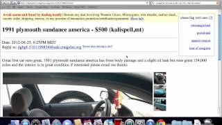 Craigslist Kalispell Used Cars - Popular Montana Private By Owner Deals Available