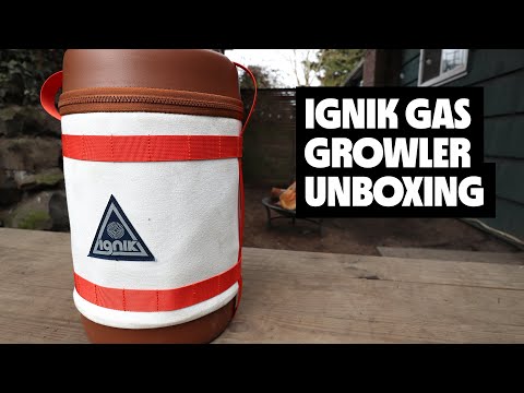 IGNIK GAS GROWLER propane bottle unboxing and first thoughts