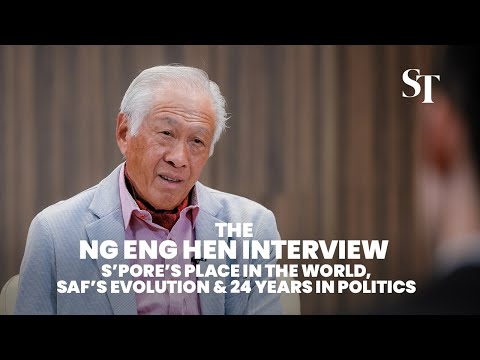 The Ng Eng Hen interview: Singapore's place in the world, SAF's evolution and 24 years in politics