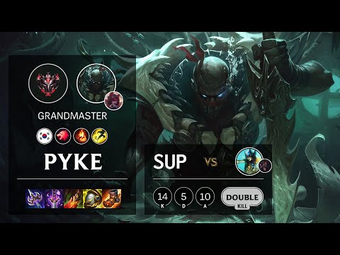 Pyke Support vs Nami - KR Grandmaster Patch 11.22