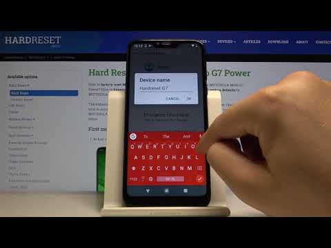 How to Rename MOTOROLA Moto G7 Power – Change Device Name