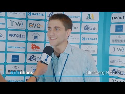 Round 3 Gibraltar Chess post-game interview with Nitzan Steinberg