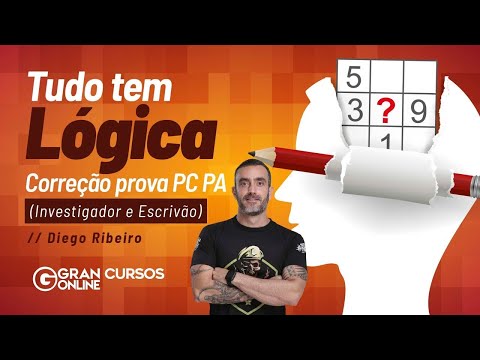 Everything has Logic #6 - PC PA (Investigator and Clerk) exam correction with Diego Ribeiro