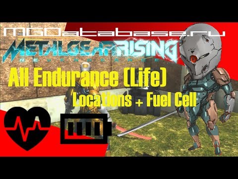 MGR: All Endurance (Life) Locations + Fuel Cell