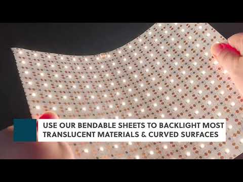 CREOLUX Flexible LED Sheets - Ultra-thin, Lightweight, Bendable Illumination