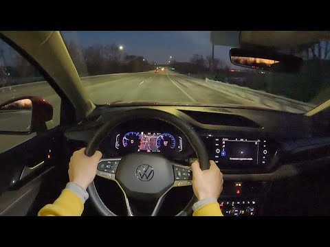 2022 Volkswagen Taos SEL - POV Night Drive (Binaural Audio)